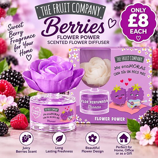 Berries – Flower Power Scented Flower Diffuser