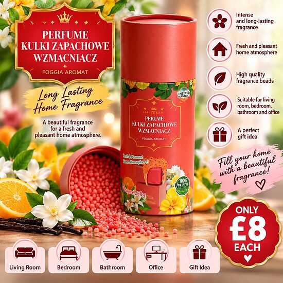 Scented Wardrobe & Drawer Freshener – Wild Strawberry Fragrance, 220g